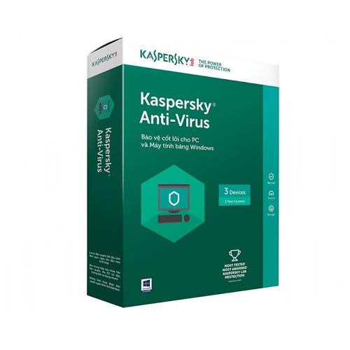 Kaspersky Anti Virus 3PC (1 năm)